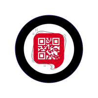 RED QR CODE RED GOBO LENS