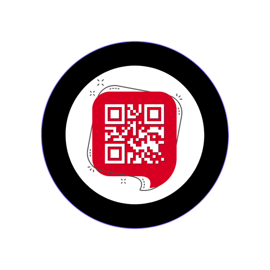RED QR CODE RED GOBO LENS