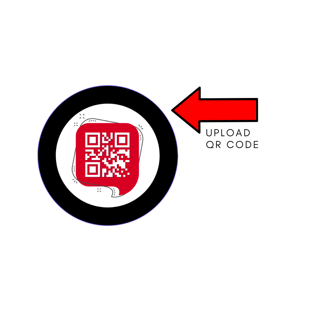 RED QR CODE RED GOBO LENS
