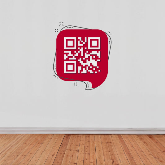RED QR CODE RED GOBO LENS